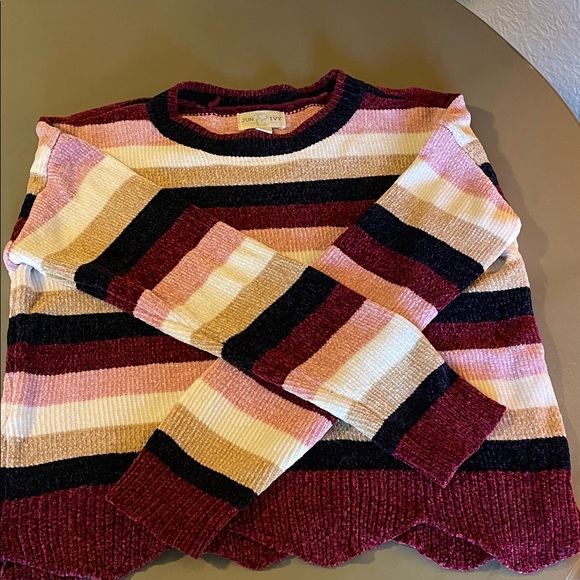 Francesca's Collections Multicolor Striped Sweater - Picture 1 of 1